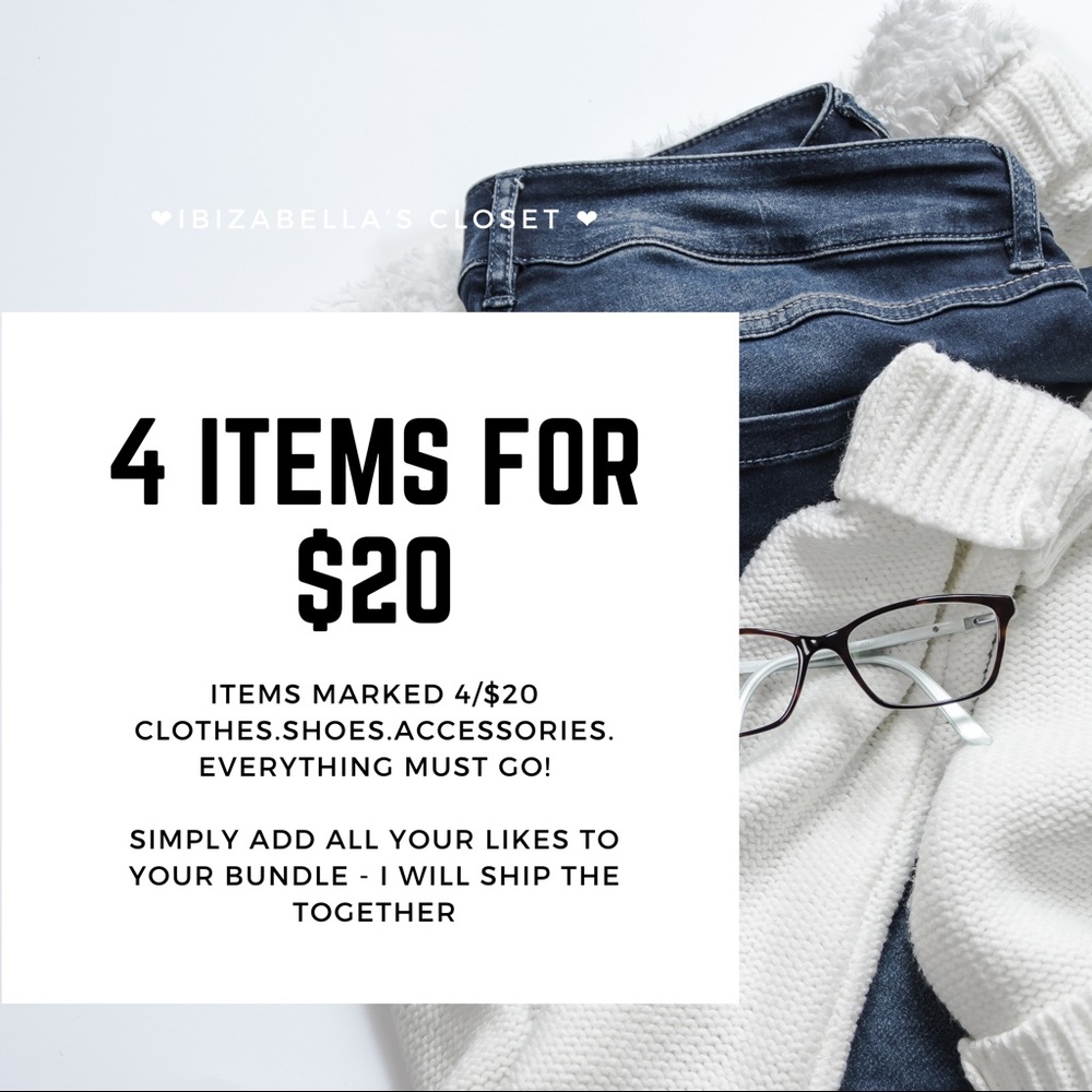 4 for $20 Bundles